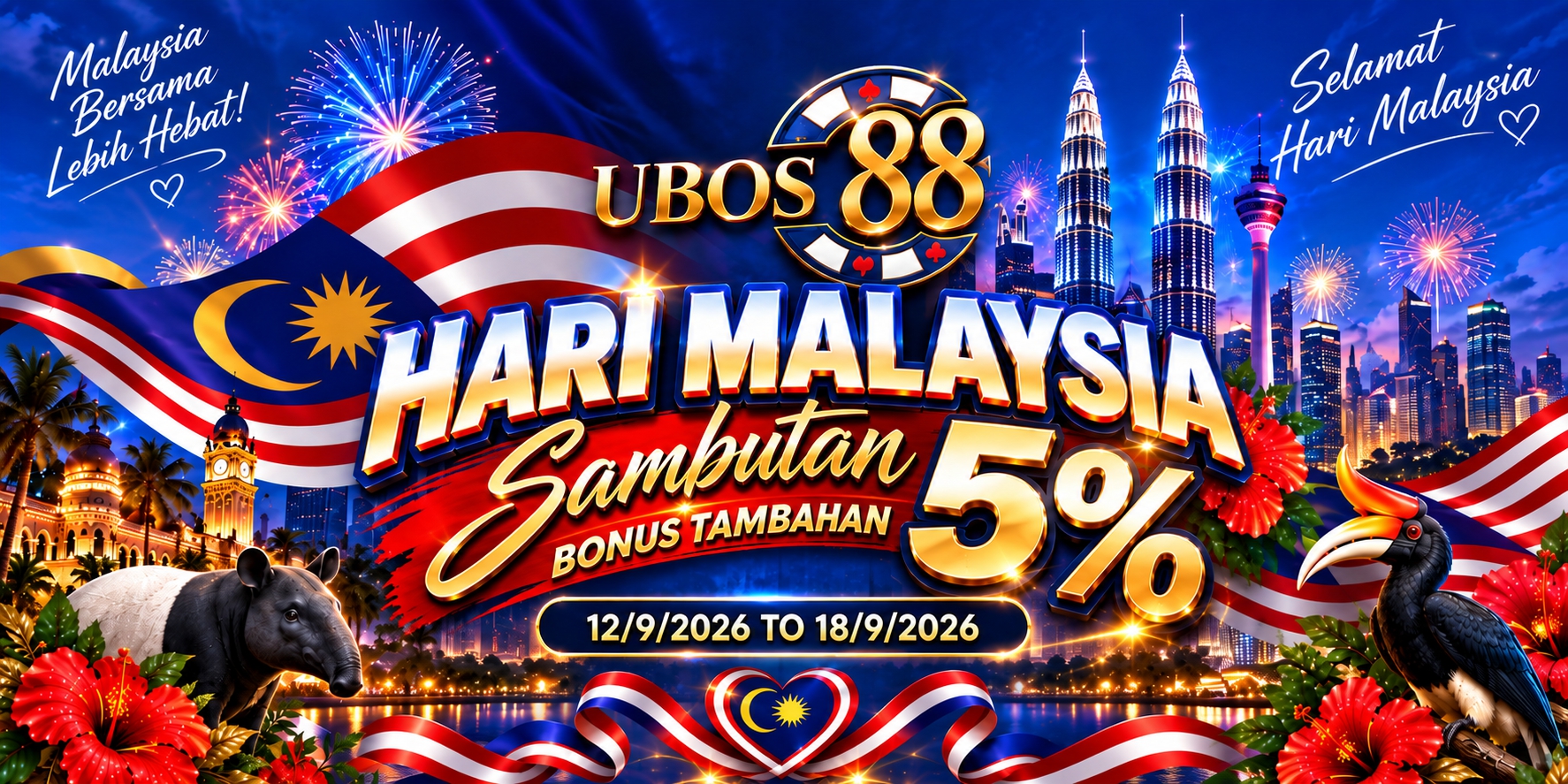 Promisi Hari Malaysia 5%（Semua Permainan）